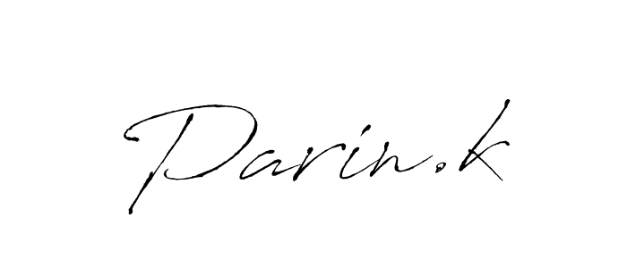 How to make Parin.k name signature. Use Antro_Vectra style for creating short signs online. This is the latest handwritten sign. Parin.k signature style 6 images and pictures png