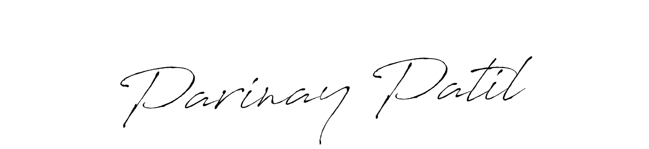 Use a signature maker to create a handwritten signature online. With this signature software, you can design (Antro_Vectra) your own signature for name Parinay Patil. Parinay Patil signature style 6 images and pictures png