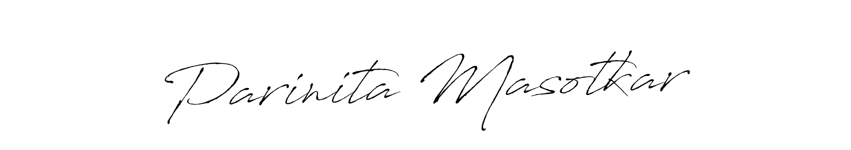 Make a beautiful signature design for name Parinita Masotkar. Use this online signature maker to create a handwritten signature for free. Parinita Masotkar signature style 6 images and pictures png