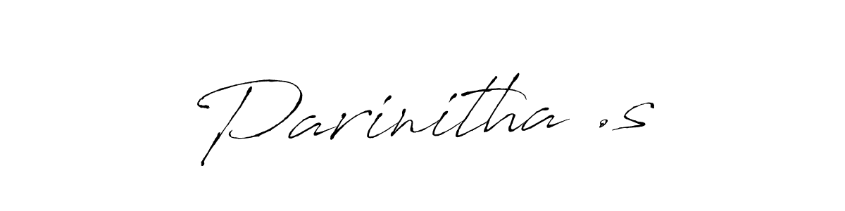 Make a beautiful signature design for name Parinitha .s. Use this online signature maker to create a handwritten signature for free. Parinitha .s signature style 6 images and pictures png