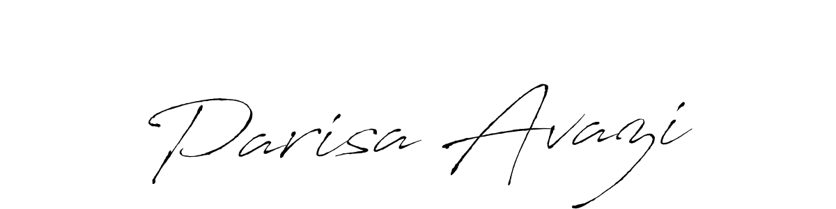 Make a short Parisa Avazi signature style. Manage your documents anywhere anytime using Antro_Vectra. Create and add eSignatures, submit forms, share and send files easily. Parisa Avazi signature style 6 images and pictures png