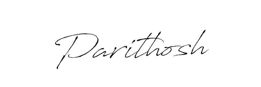 Make a beautiful signature design for name Parithosh. With this signature (Antro_Vectra) style, you can create a handwritten signature for free. Parithosh signature style 6 images and pictures png