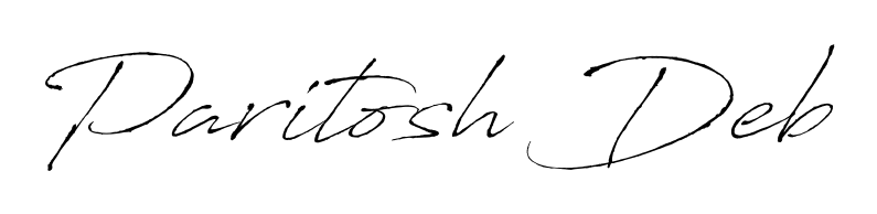 Quickly download Paritosh Deb name signature in high-resolution PNG using Antro_Vectra style. Ready to insert into PDFs and online applications. Paritosh Deb signature style 6 images and pictures png