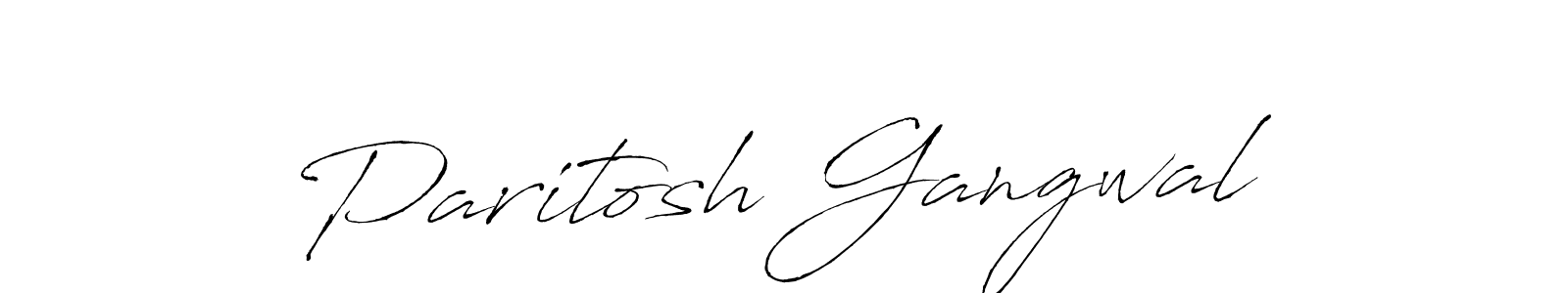 Design your own signature with our free online signature maker. With this signature software, you can create a handwritten (Antro_Vectra) signature for name Paritosh Gangwal. Paritosh Gangwal signature style 6 images and pictures png