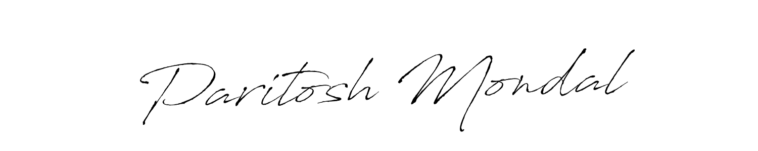 Design your own signature with our free online signature maker. With this signature software, you can create a handwritten (Antro_Vectra) signature for name Paritosh Mondal. Paritosh Mondal signature style 6 images and pictures png
