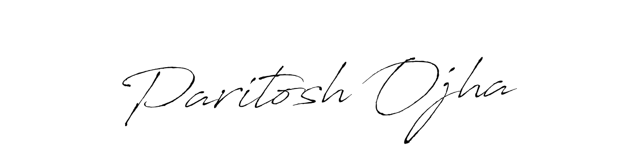 Design your own signature with our free online signature maker. With this signature software, you can create a handwritten (Antro_Vectra) signature for name Paritosh Ojha. Paritosh Ojha signature style 6 images and pictures png