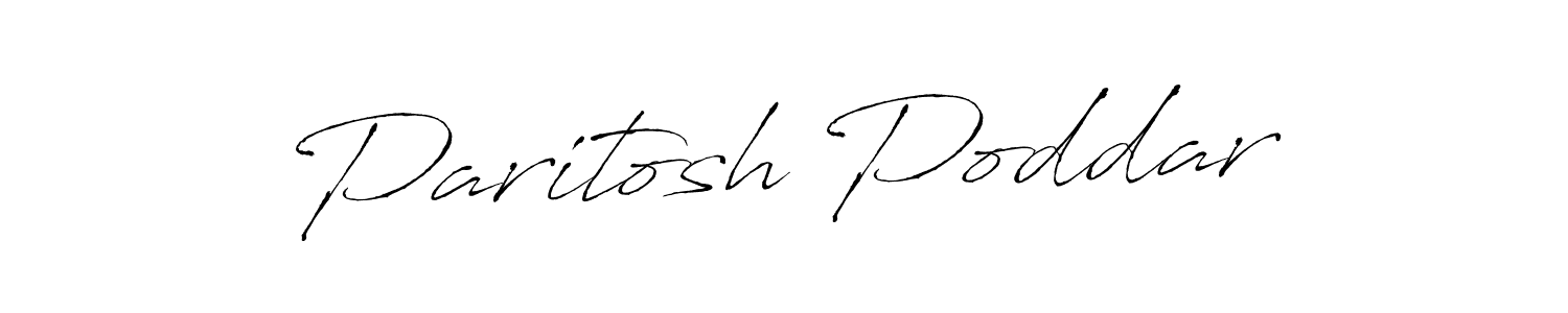 Make a beautiful signature design for name Paritosh Poddar. With this signature (Antro_Vectra) style, you can create a handwritten signature for free. Paritosh Poddar signature style 6 images and pictures png
