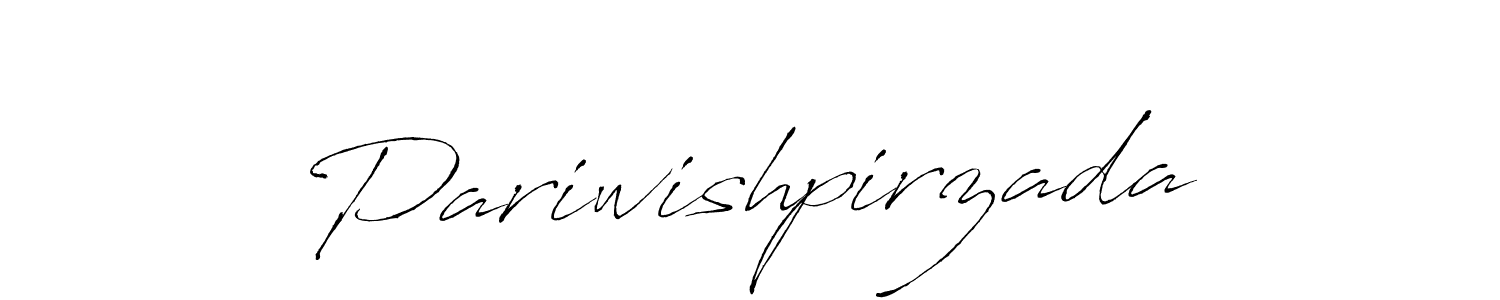 Similarly Antro_Vectra is the best handwritten signature design. Signature creator online .You can use it as an online autograph creator for name Pariwishpirzada. Pariwishpirzada signature style 6 images and pictures png