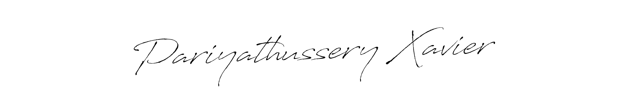 Similarly Antro_Vectra is the best handwritten signature design. Signature creator online .You can use it as an online autograph creator for name Pariyathussery Xavier. Pariyathussery Xavier signature style 6 images and pictures png