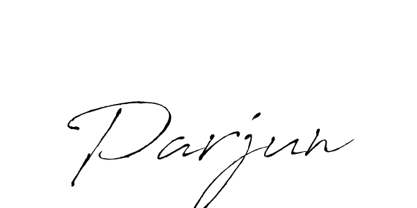How to make Parjun name signature. Use Antro_Vectra style for creating short signs online. This is the latest handwritten sign. Parjun signature style 6 images and pictures png