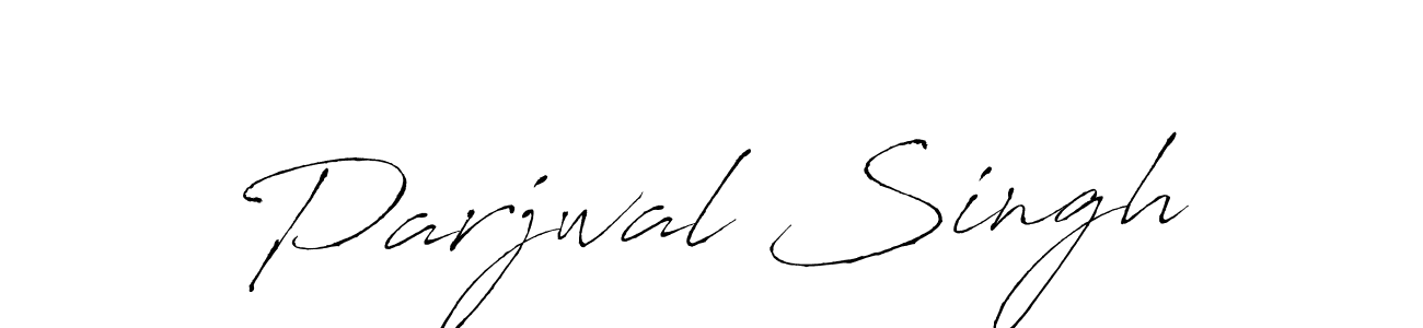 Create a beautiful signature design for name Parjwal Singh. With this signature (Antro_Vectra) fonts, you can make a handwritten signature for free. Parjwal Singh signature style 6 images and pictures png