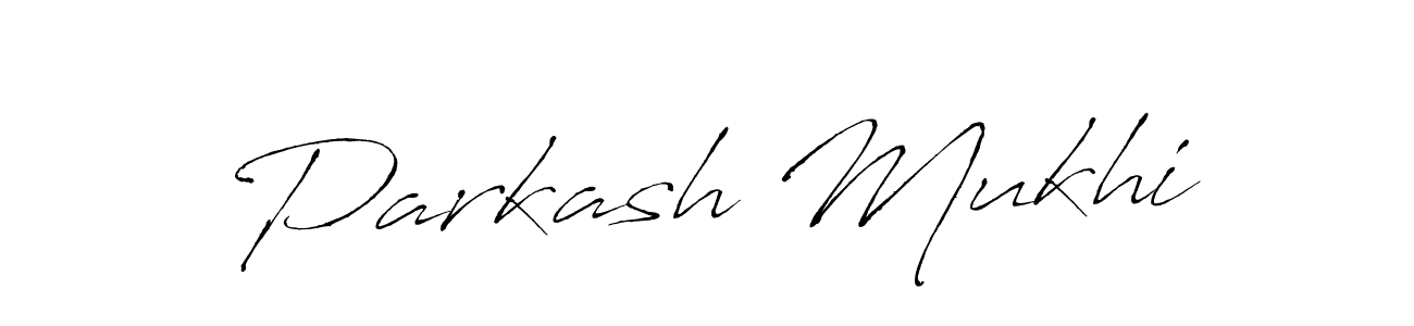 Use a signature maker to create a handwritten signature online. With this signature software, you can design (Antro_Vectra) your own signature for name Parkash Mukhi. Parkash Mukhi signature style 6 images and pictures png