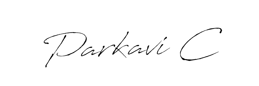 Also You can easily find your signature by using the search form. We will create Parkavi C name handwritten signature images for you free of cost using Antro_Vectra sign style. Parkavi C signature style 6 images and pictures png