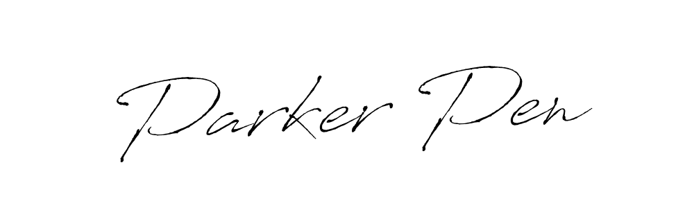Make a beautiful signature design for name Parker Pen. With this signature (Antro_Vectra) style, you can create a handwritten signature for free. Parker Pen signature style 6 images and pictures png