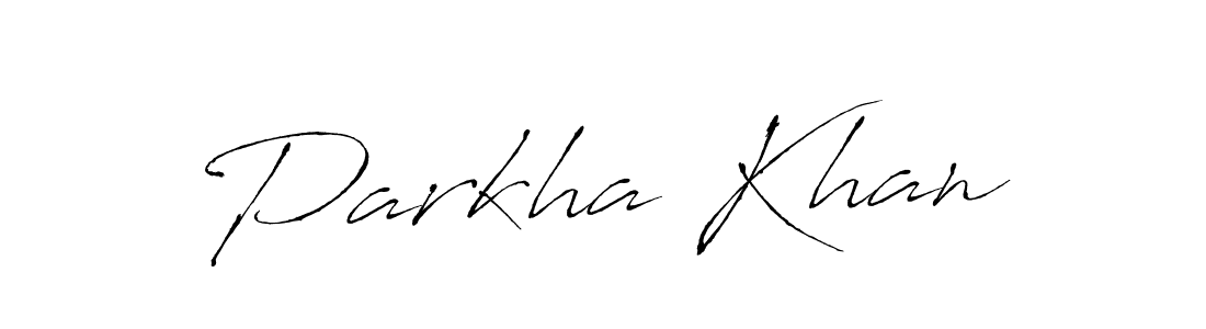 How to make Parkha Khan signature? Antro_Vectra is a professional autograph style. Create handwritten signature for Parkha Khan name. Parkha Khan signature style 6 images and pictures png