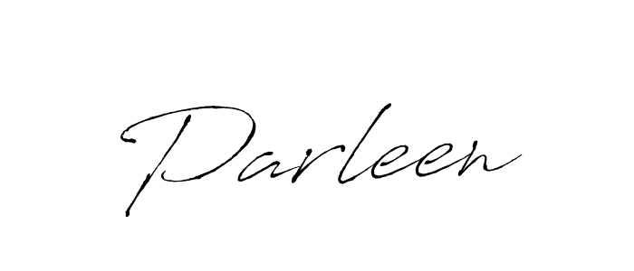 Parleen stylish signature style. Best Handwritten Sign (Antro_Vectra) for my name. Handwritten Signature Collection Ideas for my name Parleen. Parleen signature style 6 images and pictures png