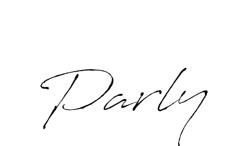 How to make Parly signature? Antro_Vectra is a professional autograph style. Create handwritten signature for Parly name. Parly signature style 6 images and pictures png