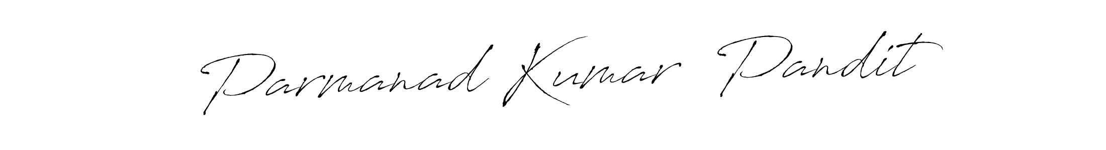 Parmanad Kumar  Pandit stylish signature style. Best Handwritten Sign (Antro_Vectra) for my name. Handwritten Signature Collection Ideas for my name Parmanad Kumar  Pandit. Parmanad Kumar  Pandit signature style 6 images and pictures png