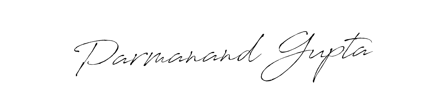 Use a signature maker to create a handwritten signature online. With this signature software, you can design (Antro_Vectra) your own signature for name Parmanand Gupta. Parmanand Gupta signature style 6 images and pictures png