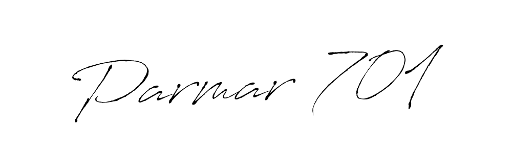 Make a beautiful signature design for name Parmar 701. With this signature (Antro_Vectra) style, you can create a handwritten signature for free. Parmar 701 signature style 6 images and pictures png