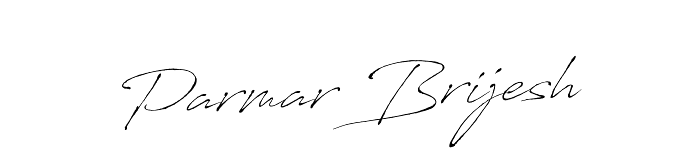 Parmar Brijesh stylish signature style. Best Handwritten Sign (Antro_Vectra) for my name. Handwritten Signature Collection Ideas for my name Parmar Brijesh. Parmar Brijesh signature style 6 images and pictures png