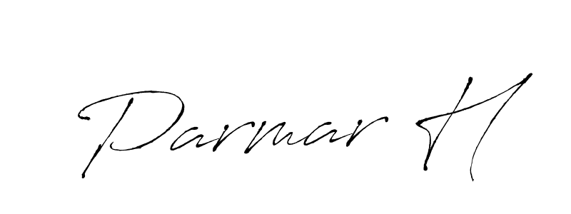 Antro_Vectra is a professional signature style that is perfect for those who want to add a touch of class to their signature. It is also a great choice for those who want to make their signature more unique. Get Parmar H name to fancy signature for free. Parmar H signature style 6 images and pictures png