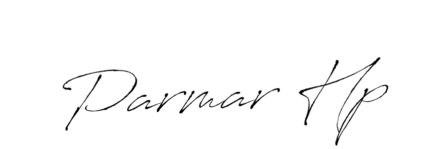 Design your own signature with our free online signature maker. With this signature software, you can create a handwritten (Antro_Vectra) signature for name Parmar Hp. Parmar Hp signature style 6 images and pictures png