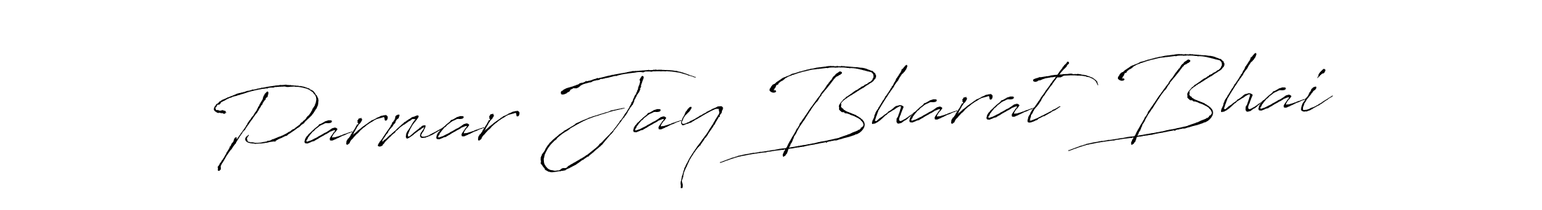 How to make Parmar Jay Bharat Bhai signature? Antro_Vectra is a professional autograph style. Create handwritten signature for Parmar Jay Bharat Bhai name. Parmar Jay Bharat Bhai signature style 6 images and pictures png