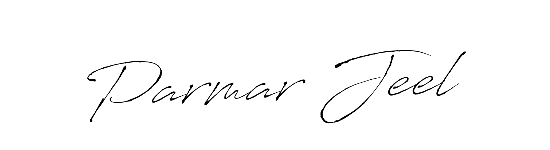 Use a signature maker to create a handwritten signature online. With this signature software, you can design (Antro_Vectra) your own signature for name Parmar Jeel. Parmar Jeel signature style 6 images and pictures png