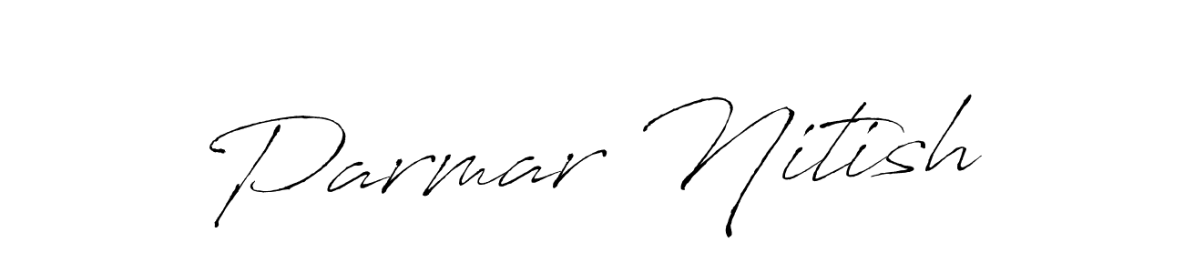 Also You can easily find your signature by using the search form. We will create Parmar Nitish name handwritten signature images for you free of cost using Antro_Vectra sign style. Parmar Nitish signature style 6 images and pictures png