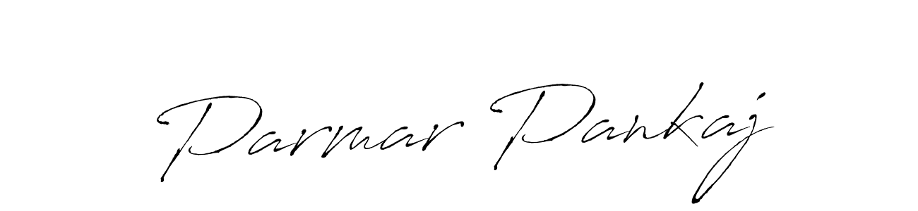 Create a beautiful signature design for name Parmar Pankaj. With this signature (Antro_Vectra) fonts, you can make a handwritten signature for free. Parmar Pankaj signature style 6 images and pictures png