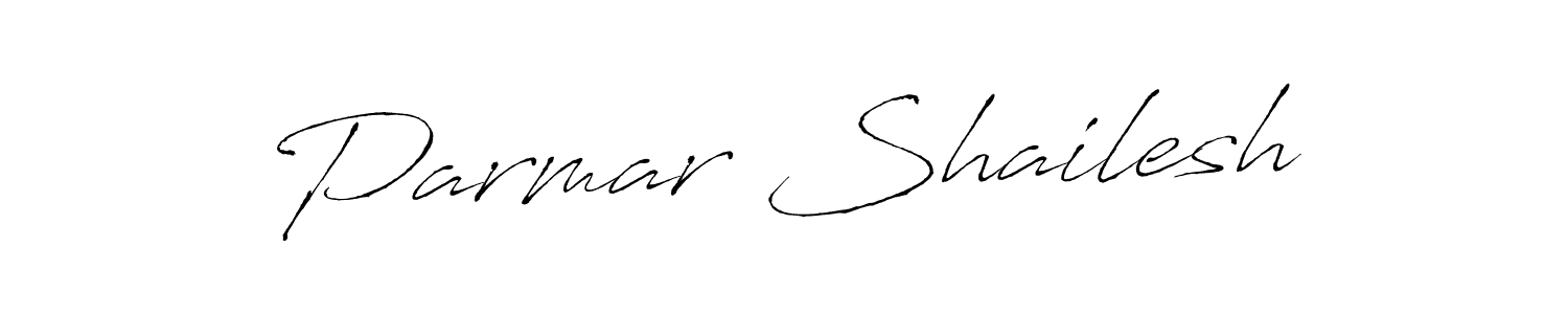 Make a beautiful signature design for name Parmar Shailesh. With this signature (Antro_Vectra) style, you can create a handwritten signature for free. Parmar Shailesh signature style 6 images and pictures png