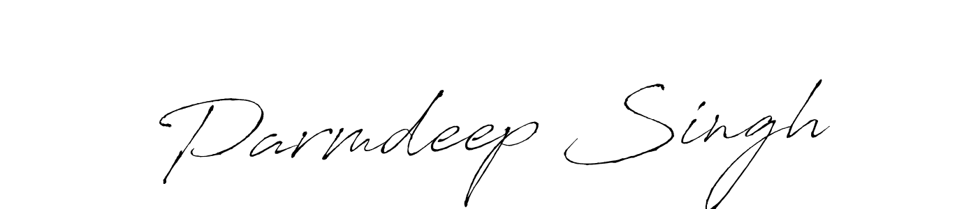 Use a signature maker to create a handwritten signature online. With this signature software, you can design (Antro_Vectra) your own signature for name Parmdeep Singh. Parmdeep Singh signature style 6 images and pictures png