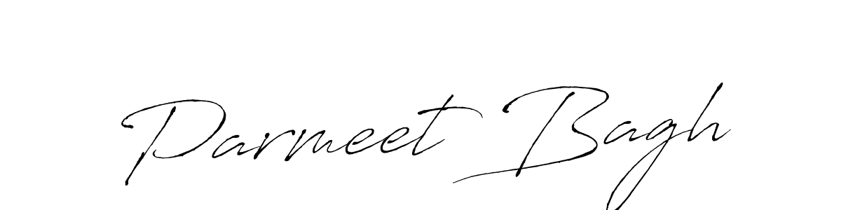 How to make Parmeet Bagh name signature. Use Antro_Vectra style for creating short signs online. This is the latest handwritten sign. Parmeet Bagh signature style 6 images and pictures png