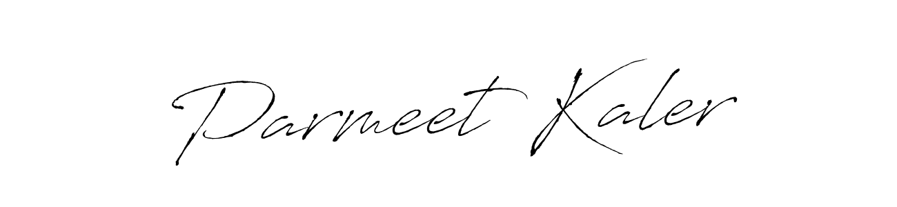 Design your own signature with our free online signature maker. With this signature software, you can create a handwritten (Antro_Vectra) signature for name Parmeet Kaler. Parmeet Kaler signature style 6 images and pictures png