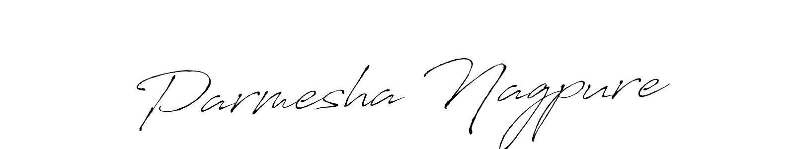 Also You can easily find your signature by using the search form. We will create Parmesha Nagpure name handwritten signature images for you free of cost using Antro_Vectra sign style. Parmesha Nagpure signature style 6 images and pictures png