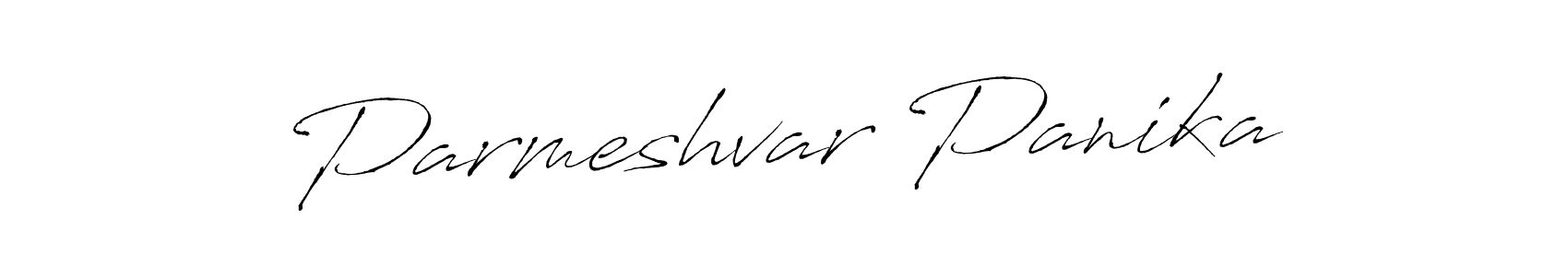 Make a beautiful signature design for name Parmeshvar Panika. With this signature (Antro_Vectra) style, you can create a handwritten signature for free. Parmeshvar Panika signature style 6 images and pictures png