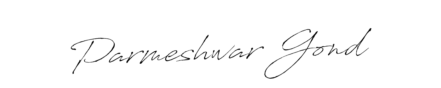 Create a beautiful signature design for name Parmeshwar Gond. With this signature (Antro_Vectra) fonts, you can make a handwritten signature for free. Parmeshwar Gond signature style 6 images and pictures png