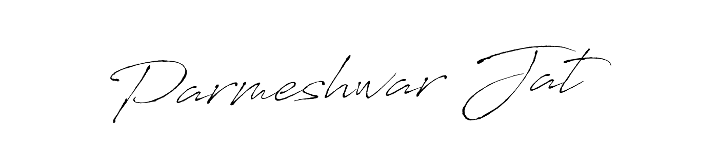 Parmeshwar Jat stylish signature style. Best Handwritten Sign (Antro_Vectra) for my name. Handwritten Signature Collection Ideas for my name Parmeshwar Jat. Parmeshwar Jat signature style 6 images and pictures png
