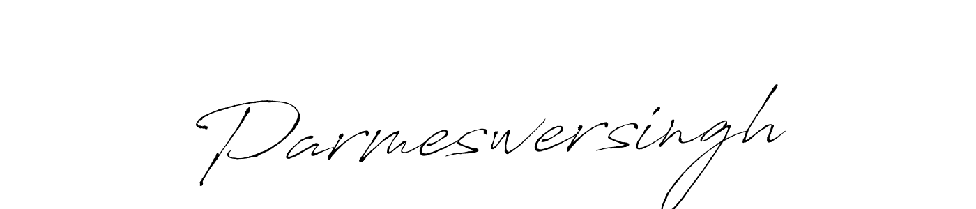 Design your own signature with our free online signature maker. With this signature software, you can create a handwritten (Antro_Vectra) signature for name Parmeswersingh. Parmeswersingh signature style 6 images and pictures png