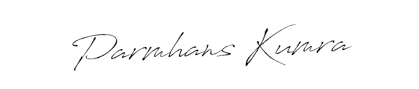 The best way (Antro_Vectra) to make a short signature is to pick only two or three words in your name. The name Parmhans Kumra include a total of six letters. For converting this name. Parmhans Kumra signature style 6 images and pictures png