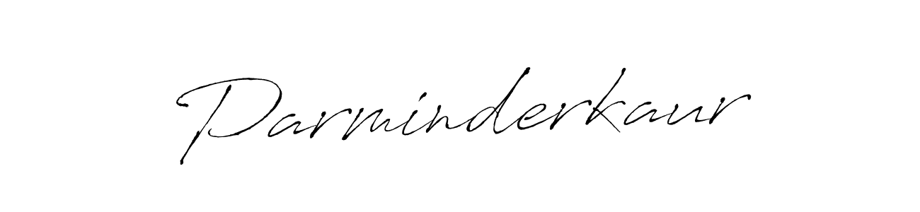 Design your own signature with our free online signature maker. With this signature software, you can create a handwritten (Antro_Vectra) signature for name Parminderkaur. Parminderkaur signature style 6 images and pictures png