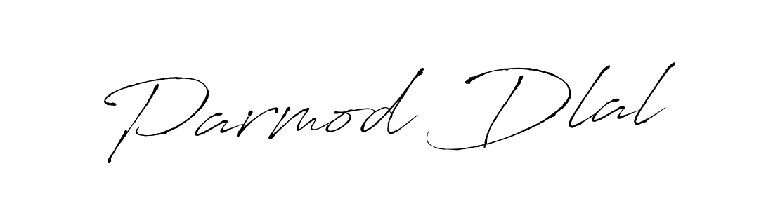 Design your own signature with our free online signature maker. With this signature software, you can create a handwritten (Antro_Vectra) signature for name Parmod Dlal. Parmod Dlal signature style 6 images and pictures png