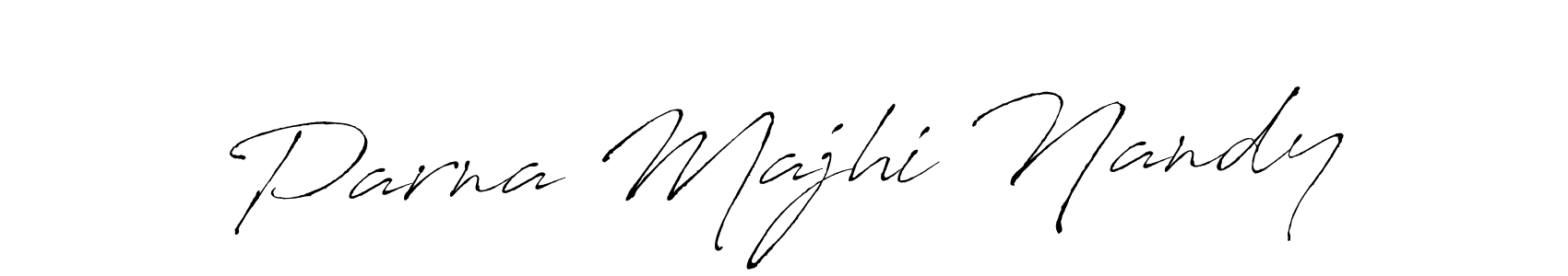 This is the best signature style for the Parna Majhi Nandy name. Also you like these signature font (Antro_Vectra). Mix name signature. Parna Majhi Nandy signature style 6 images and pictures png