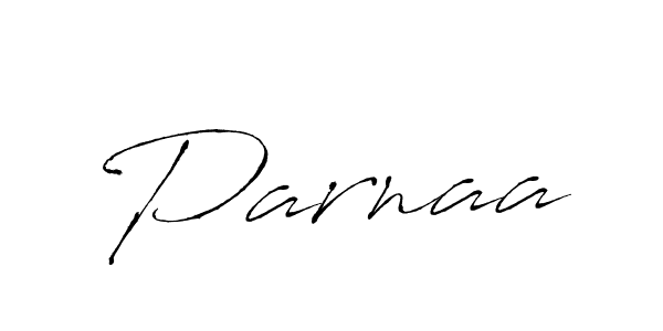 Design your own signature with our free online signature maker. With this signature software, you can create a handwritten (Antro_Vectra) signature for name Parnaa. Parnaa signature style 6 images and pictures png