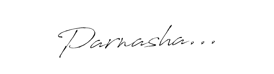 How to make Parnasha... name signature. Use Antro_Vectra style for creating short signs online. This is the latest handwritten sign. Parnasha... signature style 6 images and pictures png