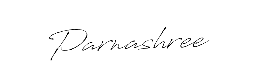Use a signature maker to create a handwritten signature online. With this signature software, you can design (Antro_Vectra) your own signature for name Parnashree. Parnashree signature style 6 images and pictures png