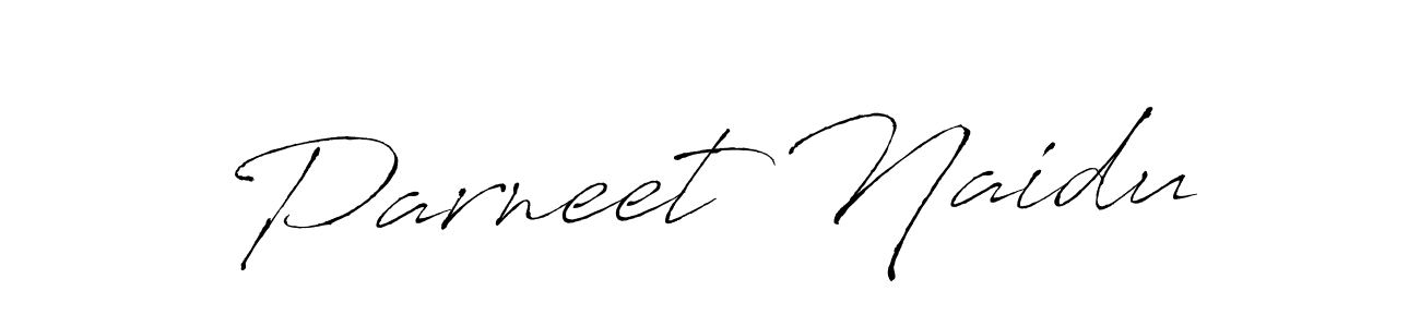 Similarly Antro_Vectra is the best handwritten signature design. Signature creator online .You can use it as an online autograph creator for name Parneet Naidu. Parneet Naidu signature style 6 images and pictures png