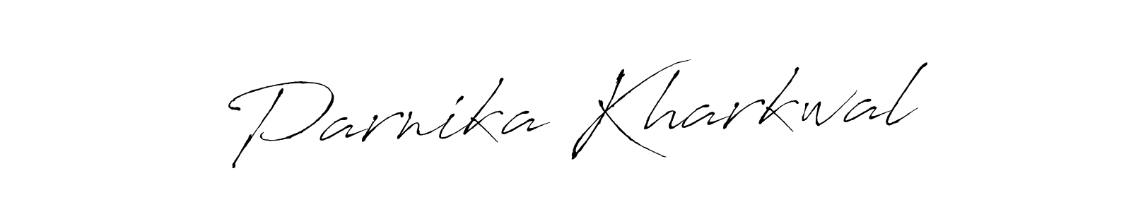 You can use this online signature creator to create a handwritten signature for the name Parnika Kharkwal. This is the best online autograph maker. Parnika Kharkwal signature style 6 images and pictures png