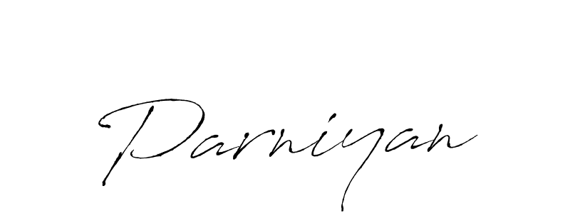 How to make Parniyan name signature. Use Antro_Vectra style for creating short signs online. This is the latest handwritten sign. Parniyan signature style 6 images and pictures png